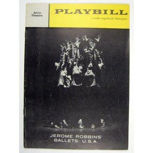 Jerome Robbins Ballets Playbill 1958 Ballet Gene Gavin Maria Karnilova